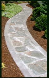 A great looking example of what custom curbing can do for you!